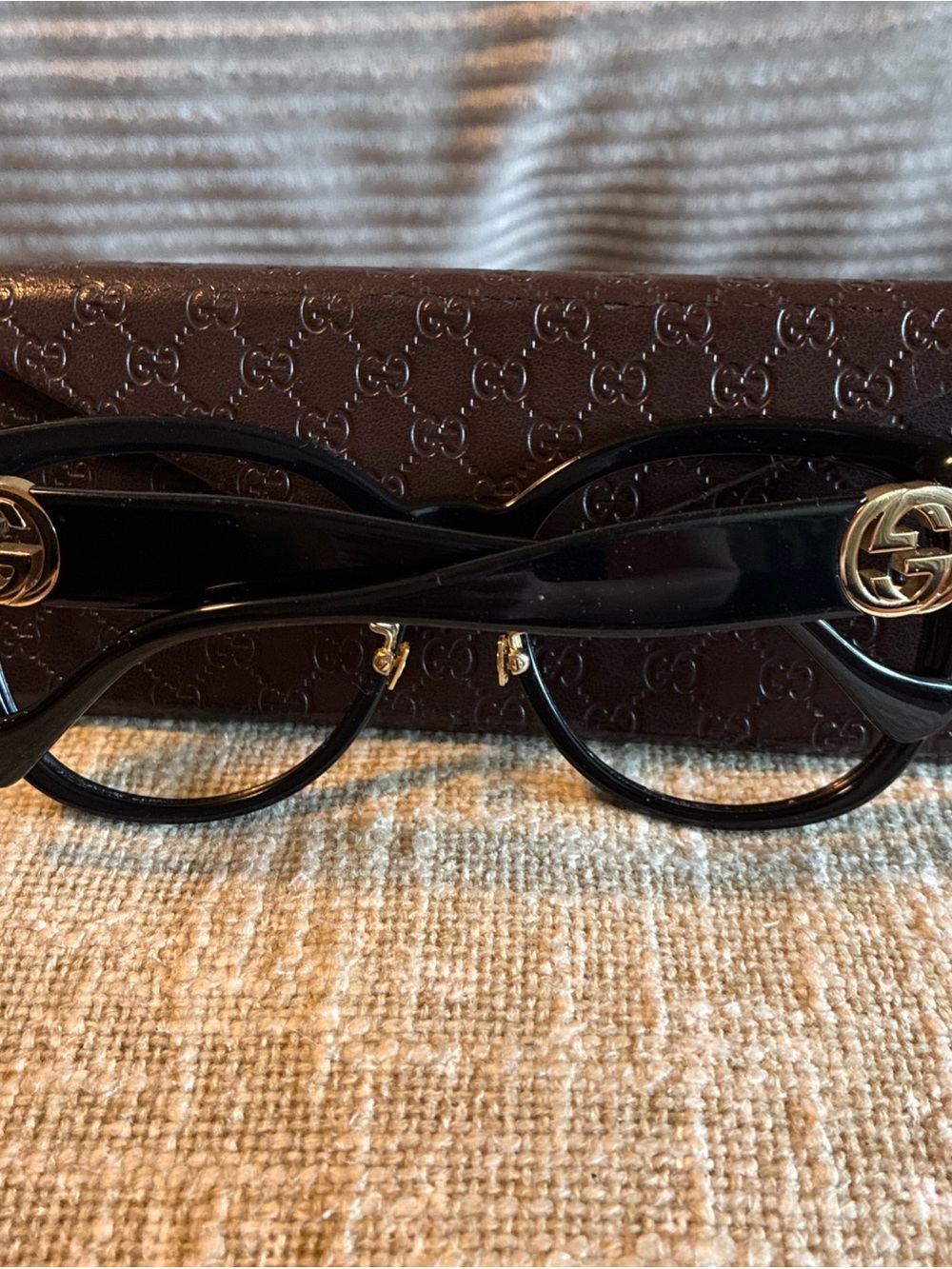 Gucci GG1028SK  001 56 145 Black Frame Sunglasses - Picture 3 of 10
